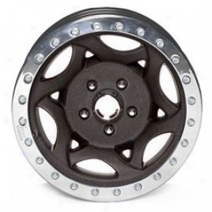 "walker Evans 17x8.5"" Beadlock Racing Wheel Wrinkled Black - 5x5.5 Bolt Pattern Back Spacing 4.25"""