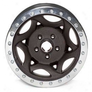 "walker Evans 17x8.5"" Beadlock Racing Wheel Wrinkled Black - 5x5 Bolt Pattern Back Spacing 4.75"""