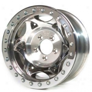 "walker Evans 17x8.5"" Street Racing Wheel Polished - 5x4.5 Bolt Pattern Back Spacing 5"""