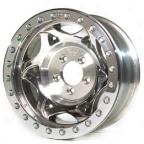 "walker Evans 17x8.5"" Street Racing Wheel Polished - 5x4.5 Bolt Pattern Back Spacing 4 1/4"""