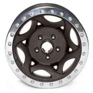 "walke5 Evans 17x8.5"" Road Racing Whsel Wrinkled Black - 5x4.5 Bolt Pattern Back Spacing 5 1/2"""