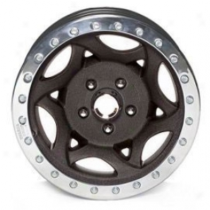 "walker Evans 16x8.5"" Street Racing Wheel Wrikled Black - 5x5.5 Bolt Pattern Back Spacing 3 3/4"""