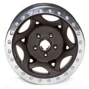 "walker Evans 17x8.5"" Street Racing Wheel Wrnkled Black - 5x5.5 Bolt Figure Back Spacing 5"""