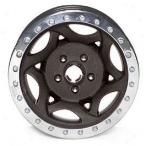 "walker Evans 17x8.5"" Street Racing Wheel Wrinkled Black - 5x4.5 Bolt Pattern Back Spacing 6"""