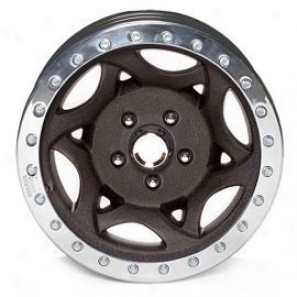 "walker Evans 17x8.5"" Street Racing Deviate Wrinkled Black - 5x4.5 Bolt Pattern Back Spacing 3 3/4"""