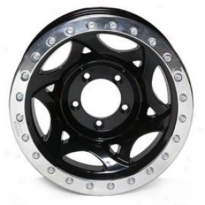 "walker Evans 20x8.5"" Baedlock Racing Wheel Polished Black - 5x5 Bolt Pattern Back Spacing 5.25"""