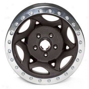 "walker Evans 20x8.5"" Beadlock Racing Wheel Wrinkled Black - 5x5.5 Bolt Pattern Back Spacing 6"""