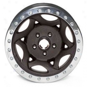 "walker Evans 20x8.5"" Beadlock Racing Wheel Wrinkled Black - 5x5 Bolt Patteen Back Spacing 5.25"""