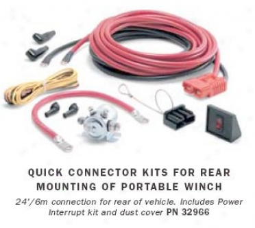 Warn 24 Ft Quick Connect Power Cable