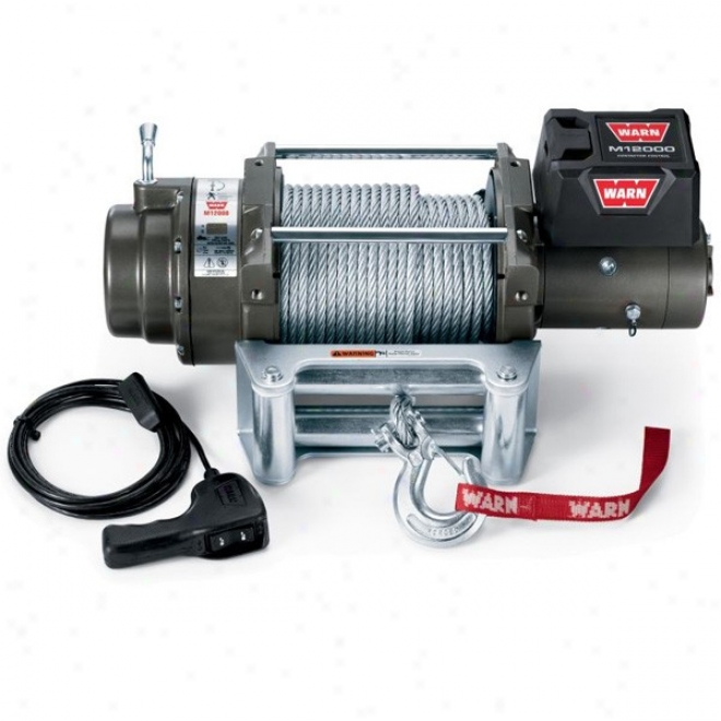 Warn,, M12000 Self-recovery Winch, Roller Fairlead (12v Dc)