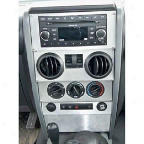 Warrior Products Dash Panel Overlay, Power Windows, Brushed Aluminum