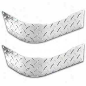 Warrior Products, Lacking Corner, Polished Aluminum, Pair