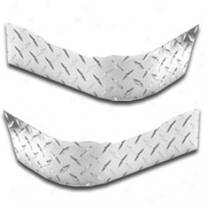 Warrior Products, Deficient Corner, Polished Diamond Plate, Pair