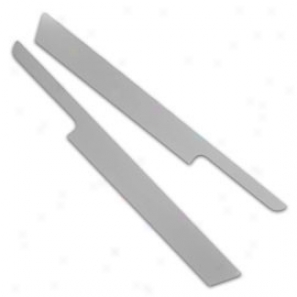 Warrior Products Side Plates With Lip, Poliished Aluminum, Pair