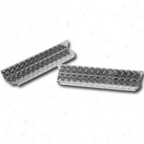 Warrior Side Step Running Board (pair), Diamond Plate