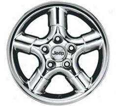 "wheel, 15"" X 7"" Silver Star Polished W/ Clear Coat Mopar"