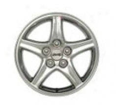 "wheel, 15""x8"" 5-spoke Chrome Plated W/ Jeep Logo Center"