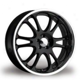 Wheel, Black 24x10 Boss