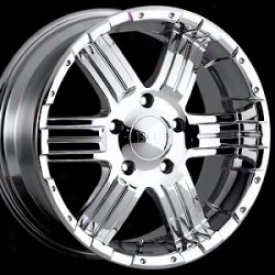 Wheel, Black Chrome 20x9 Boss