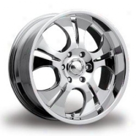 Wheel, Chrome 23x10 Boss