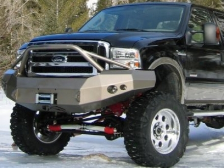 Winch Bumper Front With No Grill Guard