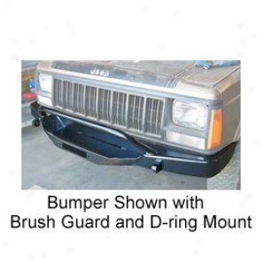 Winch Bumper Upon Brush Guard