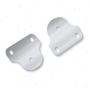 Windshield Hinge Bracmets, Polished Aluminum