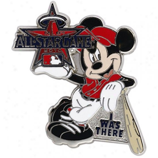 2010 Mlb All-star Game I Was There Disney Collectible Trading Pin