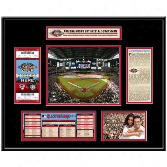 2011 Mlb All-star Game Ticket Frame