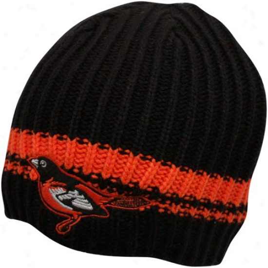 '47 Brand Baltimore Orioles Black Ontario Cable Knit Beanie