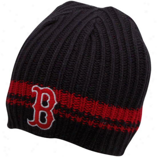 '47 Brand Boston Red Sox Black Ontario Cable Knit Beanie