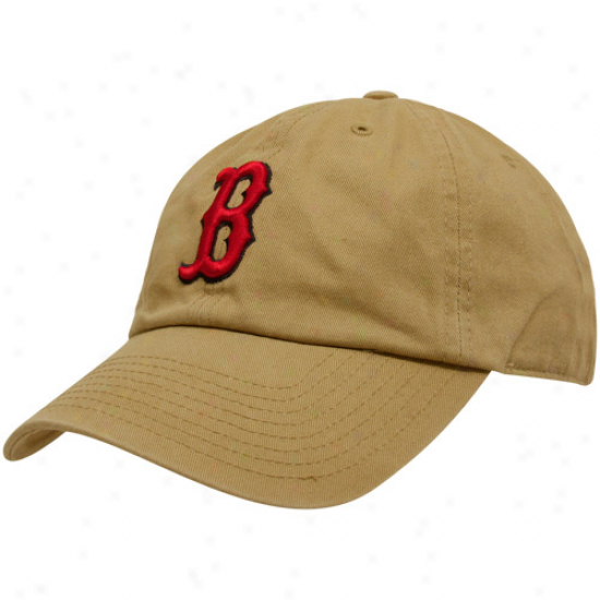 '47 Brand Boston Red Sox Khaki Cleanup Adjustable Hat