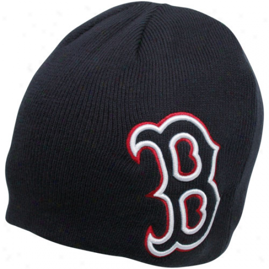 '47 Brand Boston Red Sox Navy Blue Mammoth Knit Beanie