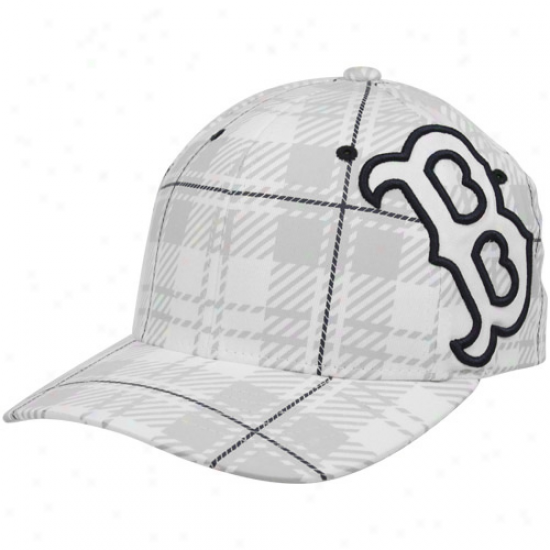 '47 Brnad Boston Red Sox White Provokef Closer Flex Fit Hat