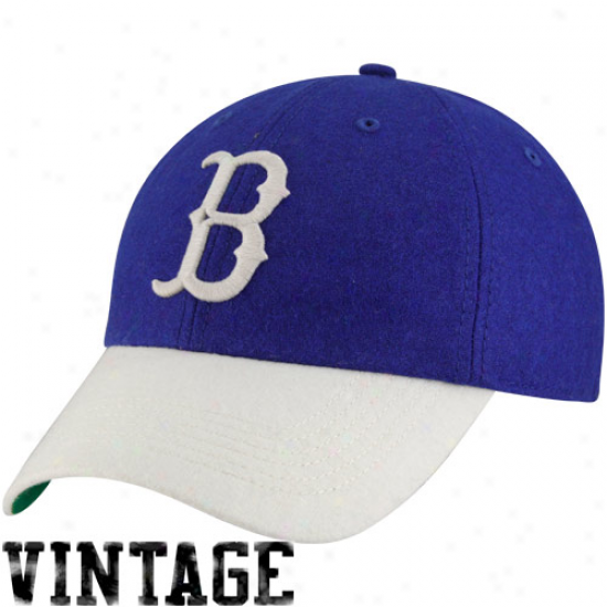 '47 Brand Brooklyn Dodgers Noble Blue-white Cooperstown Brooksby Flex Fit Hat