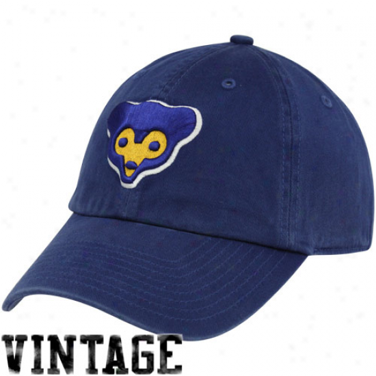 '47 Brand Chicago Cubs Royal Blue Cooprrstown Franchise Flex Fit Hat