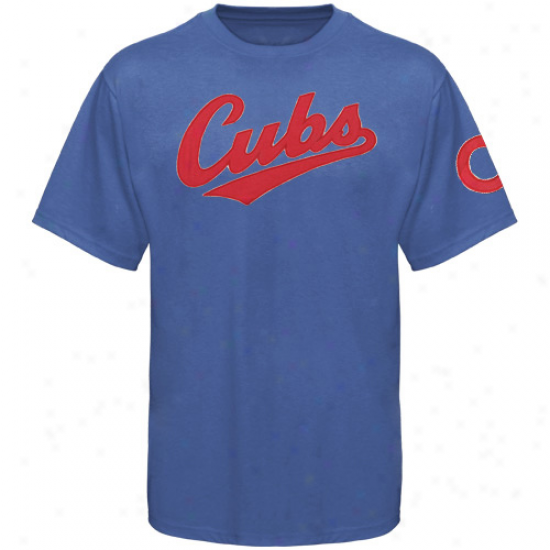 '47 Brand Chicago Cubs Royal Blue Fieldhouse Premium T-shirt