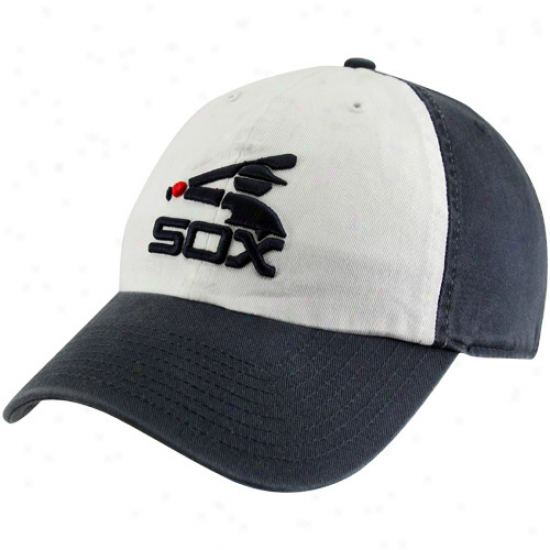 '47 Brand Chicago White Sox Navy Blue-white 1983 Cooperstown Franchise Flex Fit Hat