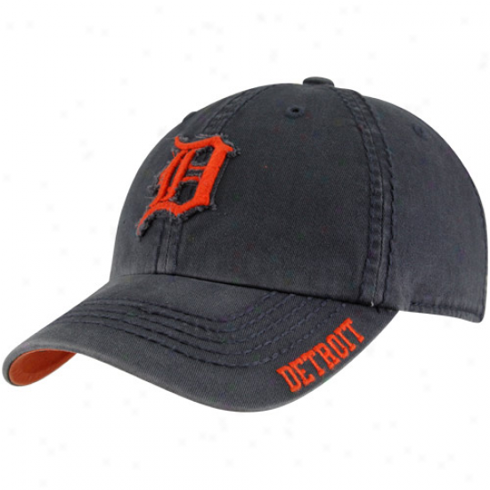 '47 Brand Detroit Tigers Navy Blue Winthrop Flex Fit Hat