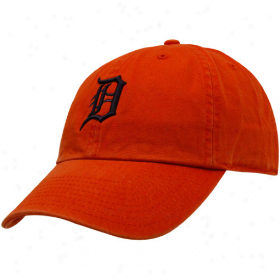 '47 Brand Detroit Tigers O5ange Cleanup Adjustable Hat