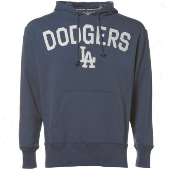 '47 Brand L.a. Dodgers Royal Blue Scrimmage Pullover Hoody Swwatshirt