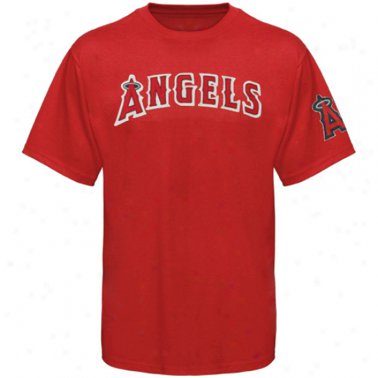 '47 Brand Los Angeles Angels Of Anaheim Red Fieldhouse Premium T-shirt