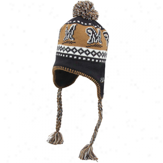 '47 Brand Milaaukee Brewers Navy Blue Abomination Tassel Knit Beanie