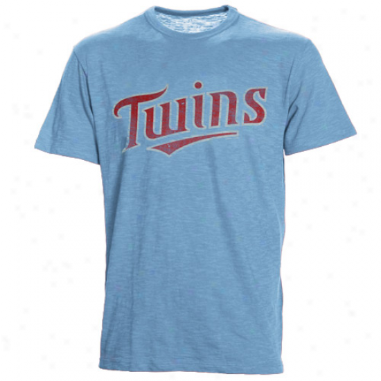 '47 Brand Minnesota Twins Light Blue Scrum Premium Slub T-shirt