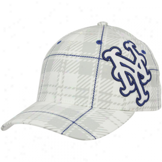 '47 Brand New York Mets White Provoke rCloser Flex Fit Hat