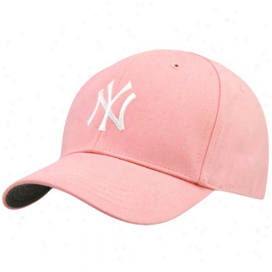 '47 Brand New York Yankees Infant Rose Home Team Logo Adjustable Hat