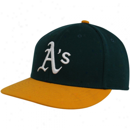 '47 Brand Oakland Gymnastics Green-gold Bullpen Mvp Adjustable Hat