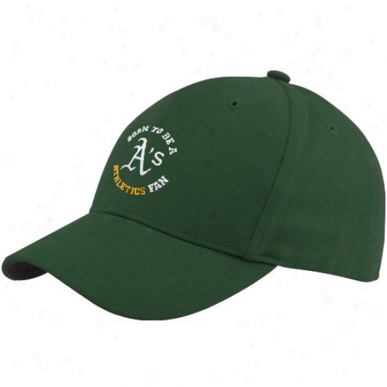 '47 Brand Oakland Athletics Toddler Green Born To Be A Fan Adjustable Hat