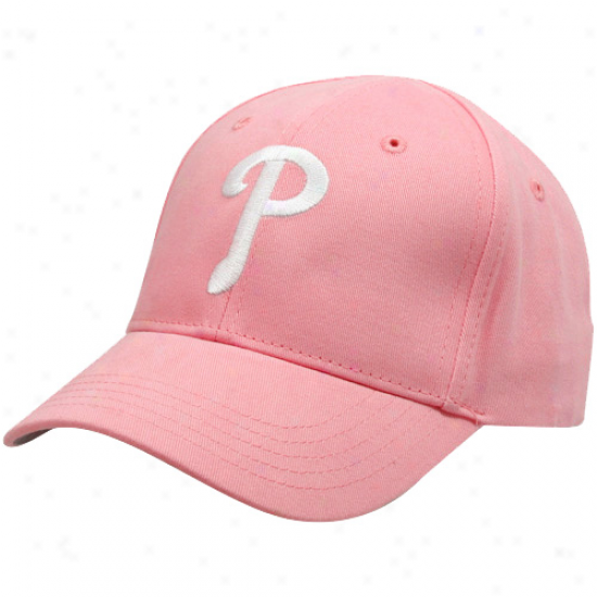 '47 Brand Philadelphia Phillies Infant Rose Home Team Logo Adjustable Hat