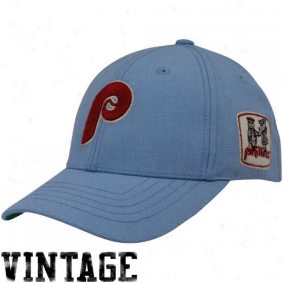 '47 Brand Philadelphia Phillies Light Blue Cooperstown Flex Fit Hat